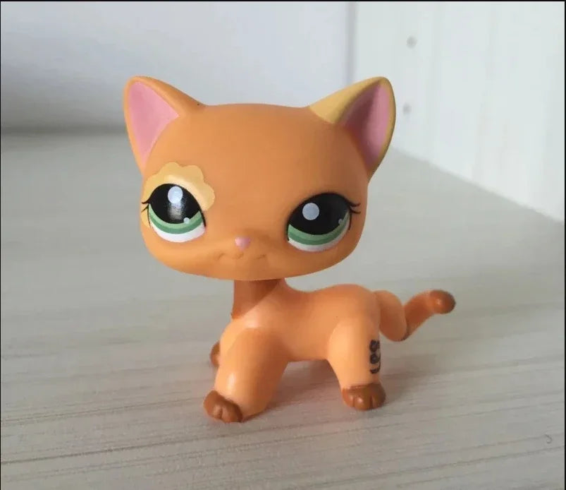 real lps littlest pet shop  hasber  toys dog shorthair Pink cat shepherd shepherd dachshund great dane black white shipping