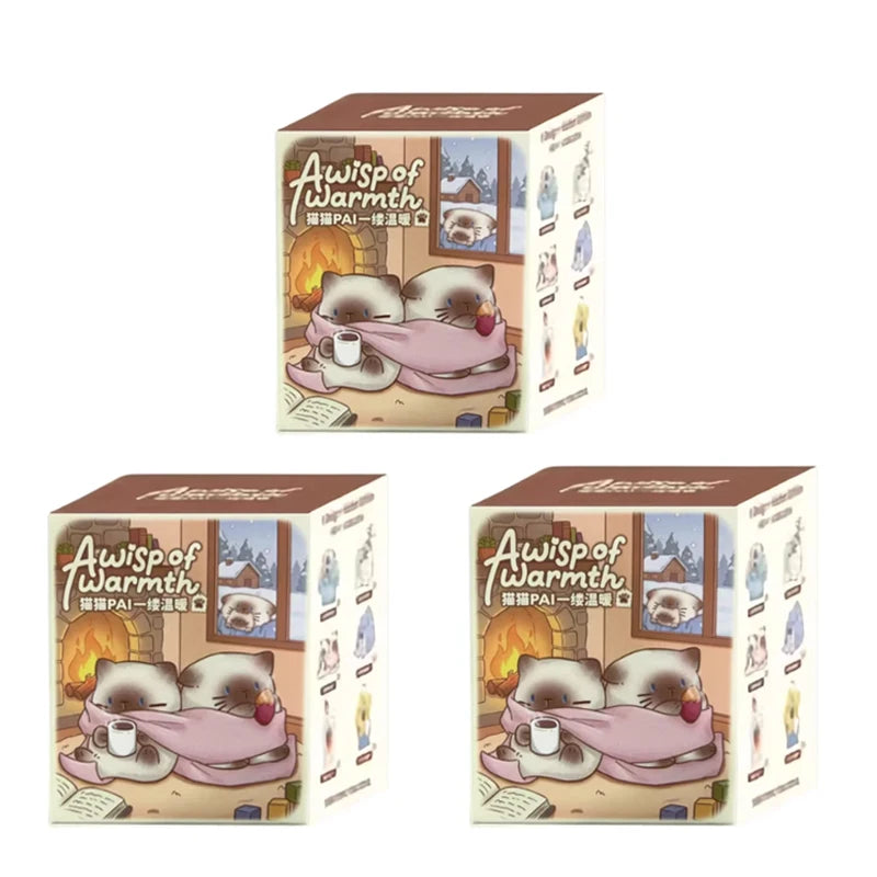 Cute and Adorable Pets, Popular Online Hot-Selling Cat PAI, A Wisp of Warmth Blind Box, Creative Desktop Decorations and Ornamen