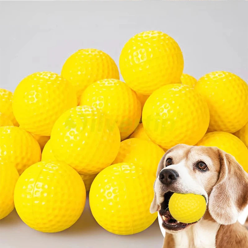 2~10pcs Durable Dog Chewing Squeak Toy Ball Outdoor Throwing Dog Recovery Training Pet Supplies Small Dog Tennis Play TMZ