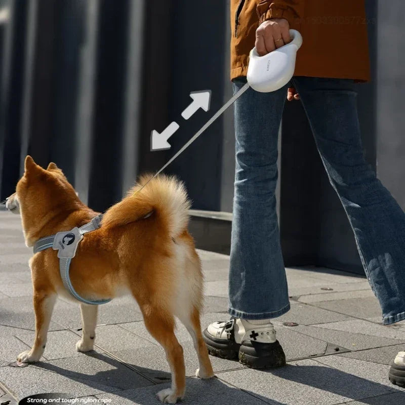 5M Retractable Dog Leash Pet Leashes Traction Rope Reflective Belt Automatic Flexible For Small Medium Large Dog Products