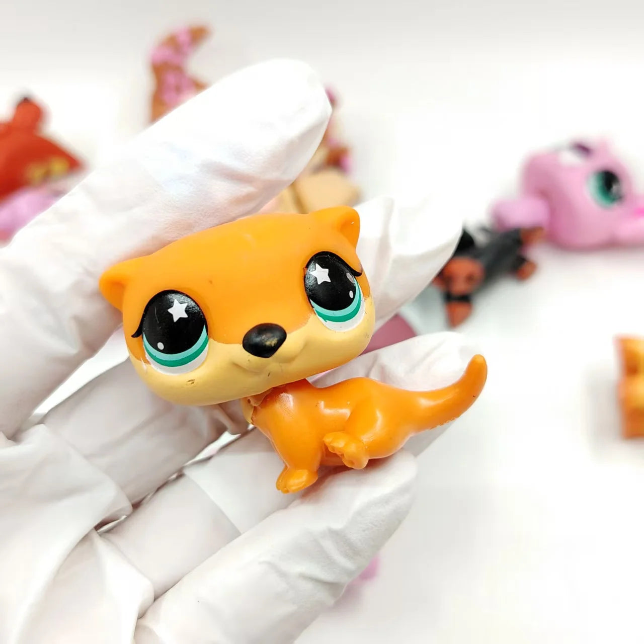 2025 Newest LPS Pet Toys Cute Animal Can Shake Head Kitten Original Collection Toys for Girls Christmas Birthday Gift