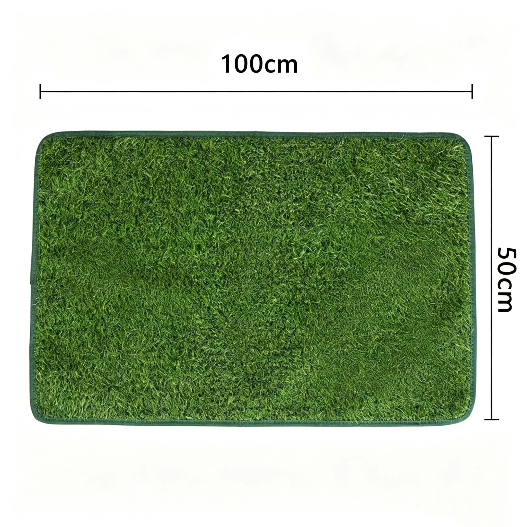 Washable Dog Grass Mat Artificial Grass Dog Potty Trainer Odor-Control Lawn for Pet Training Easy-Clean Pee Pad Non-Slip Backing