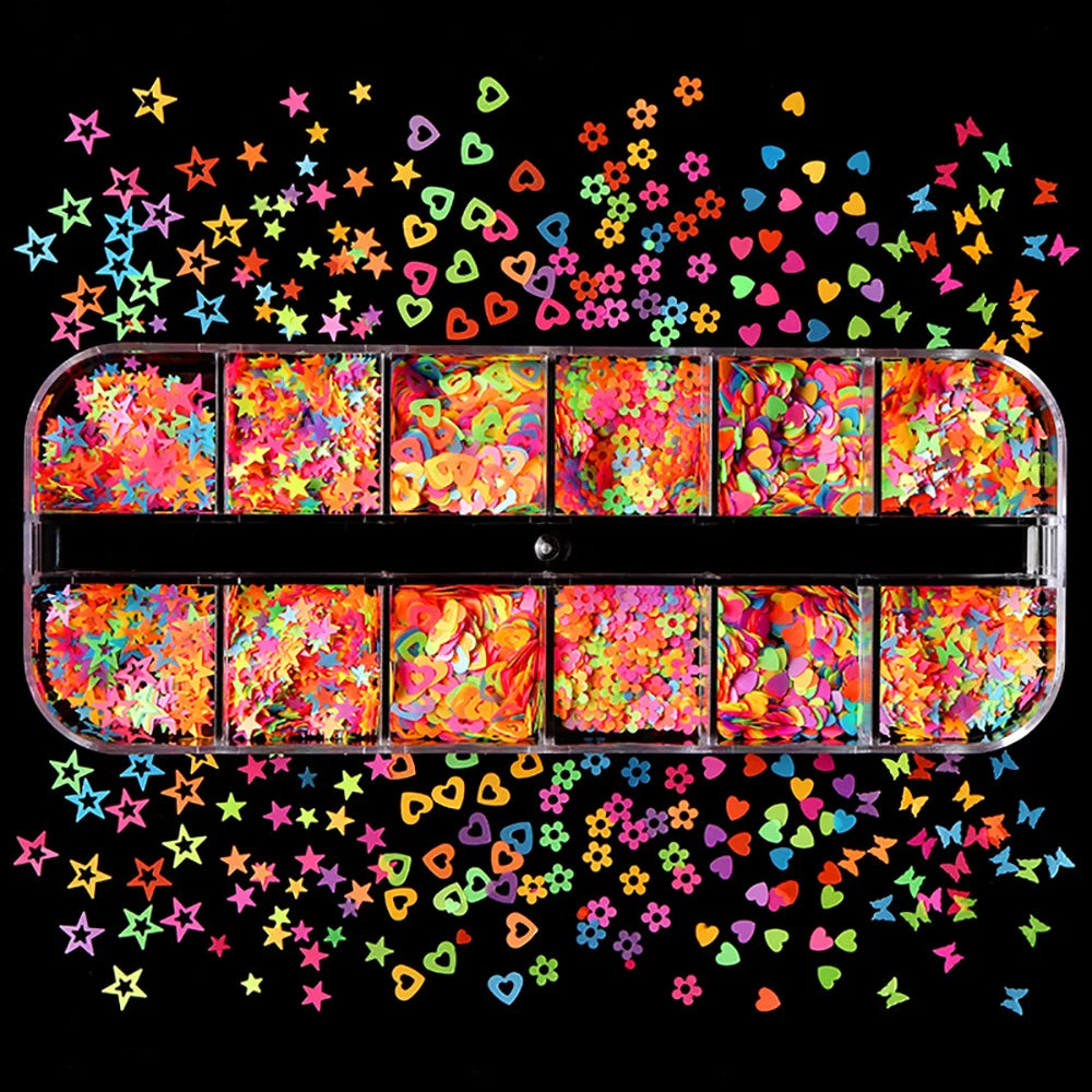 For Fun Multiple Styles Mixed Sequins Glitter Flakes for Epoxy Resin Molds Filler DIY Nail Decoration Sequins Jewelry Accessorie