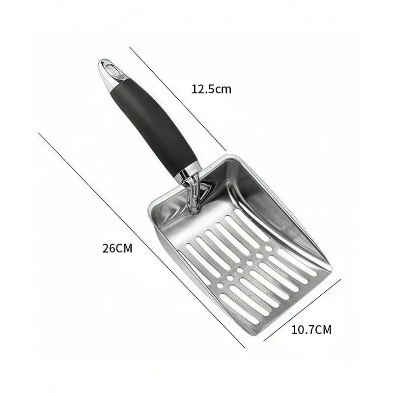 Metal Cat Litter Shovel Long Handle Scoop Pet Cleaning Tool for Cat Sand And Dog Feces Easy to Use Pet Care Product