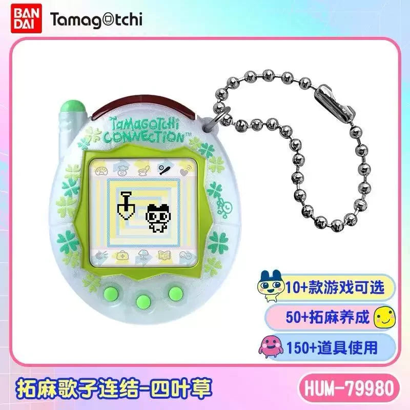 Bandai Tamagotchi Connection V3 Electronic Pet (Linked Ver.) - Elegant Bow/Blue Bubble New