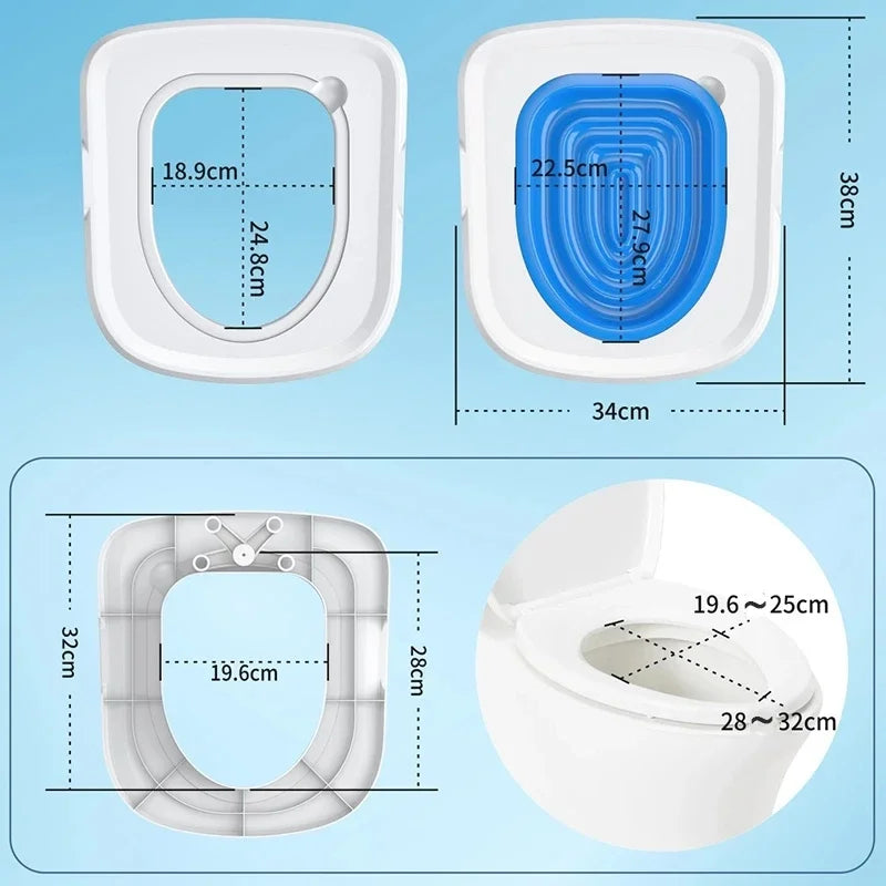 Reusable Cat Use Toilet Training Products Pet Cats Plastic Toilet Trainer Cat Toilet Training Kit Pets Litter Cleaning Tray Mat
