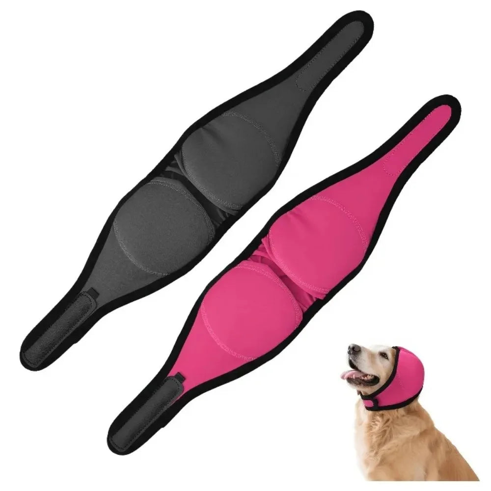 1pc Pet Grooming Hood, Dog Calming Cap Ear Cover, Anti-Scratch & Noise Reduction Head Wrap for Bathing, Drying Hair