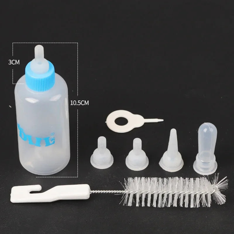 60/150ml Pet Feeder for Small Dogs Cats Newborn Puppy Dog Kitten Cat Milk Water Bottle Dog Feeding Accessories Mascotas Products