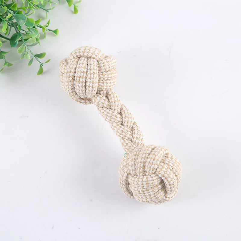 Cat Dog Knot Toy Cleaning Teeth Grinding Teeth Interest Interactive Wear Resistant Knot Toy Play Entertainment Pet Supplies