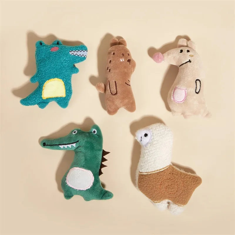 1Pc Cute Plush Toys for Pet Cat Catnip Filled Chewing Bite Game Kitten Products Pet Supplies Sleeping Companion Cloth Dolls
