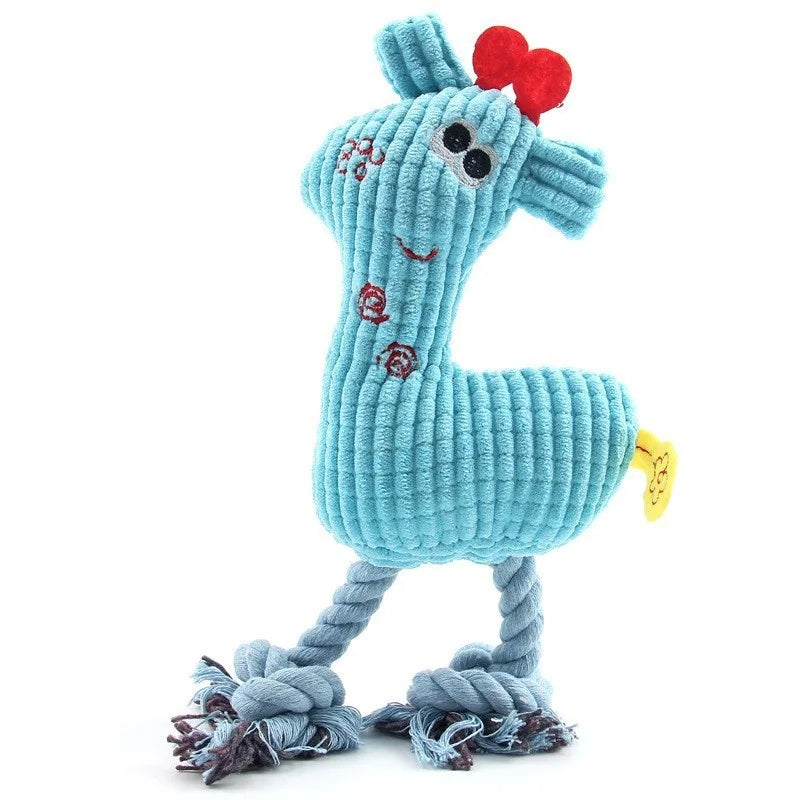 For Dogs Puppy Squeaker Squeaky Plush Bone Molar Dog Toy Pet Training Dog Accessories Fun Pet Toy Plush Chew Toy