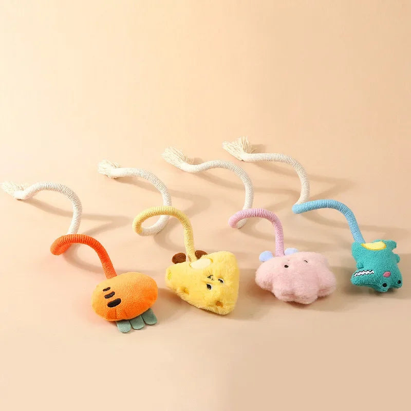 Plush Crocodile Cloud Carrot Cat Toys Interactive Dog Teeth Grinding and Cleaning Toy Pet Products