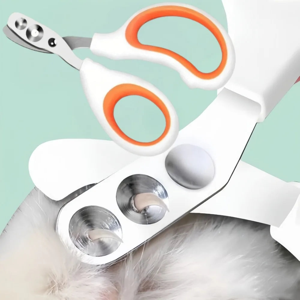 Cat Nail Scissors Circular Hole Pet Professional Stainless Steel Nail Clippers Toe Claw Trimmer Pet Grooming Supplies Products