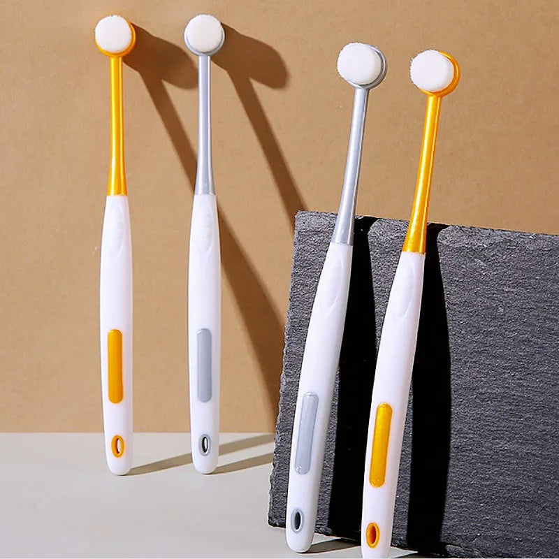 Dog Toothbrush Small Round Head Pet Toothbrush Soft Hair Dogs Toothbrushes Dog Teeth Cleaning Dense Cat Tooth Brush Pet Products