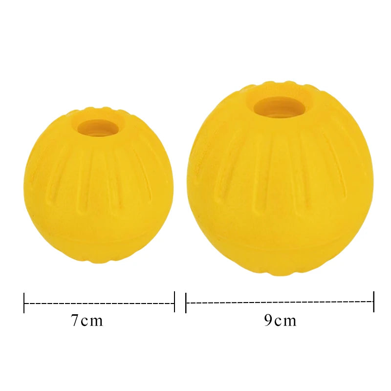 7cm/9cm Eva Hollow Ball Indestructible Rubber Ball Pet Dog Training Chew Play Fetch Bite Toy Dog Toys For Dog Interactive