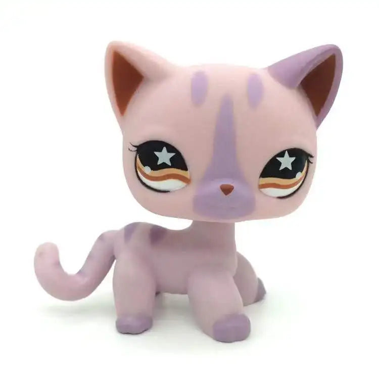 real lps littlest pet shop  hasber  toys dog shorthair Pink cat shepherd shepherd dachshund great dane black white shipping