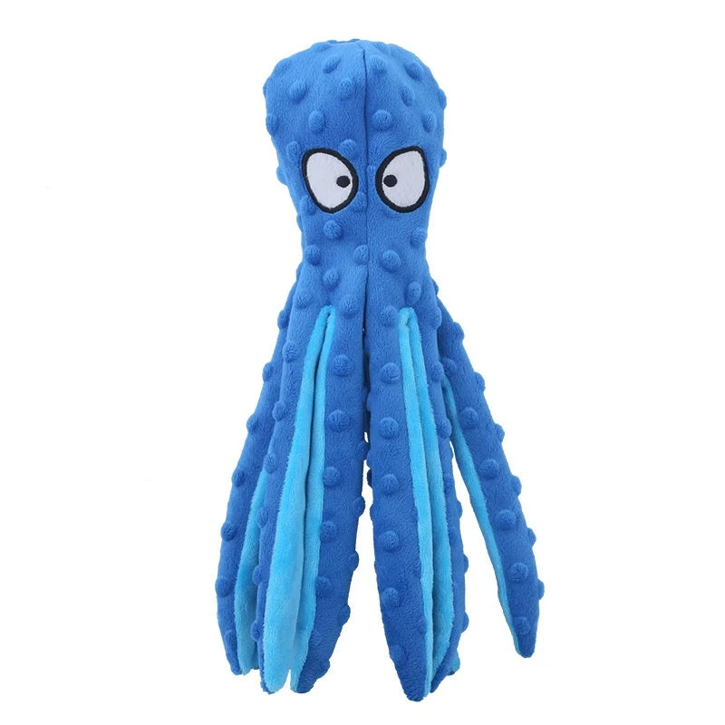 New Interactive Dogs Plush Toy Indoor Chewy Resistant Fleece Squeak Pet Play Product for Puppy Kitten Teeth Grinding