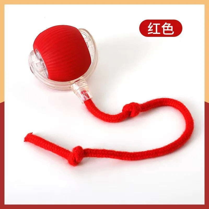 Automatic Interactive Ball Cat Toys  Rolling Ball Rolling Ball Electric Dog and Cat Training to Imitate Rat Rechargeable Product