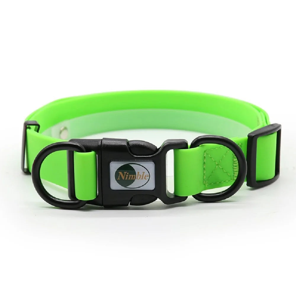 No Pull Pet Dog Collar PVC Waterproof Cat Collar 7 Colors Anti Dirty Easy To Clean For Big Small Dogs Puppy Pets Products