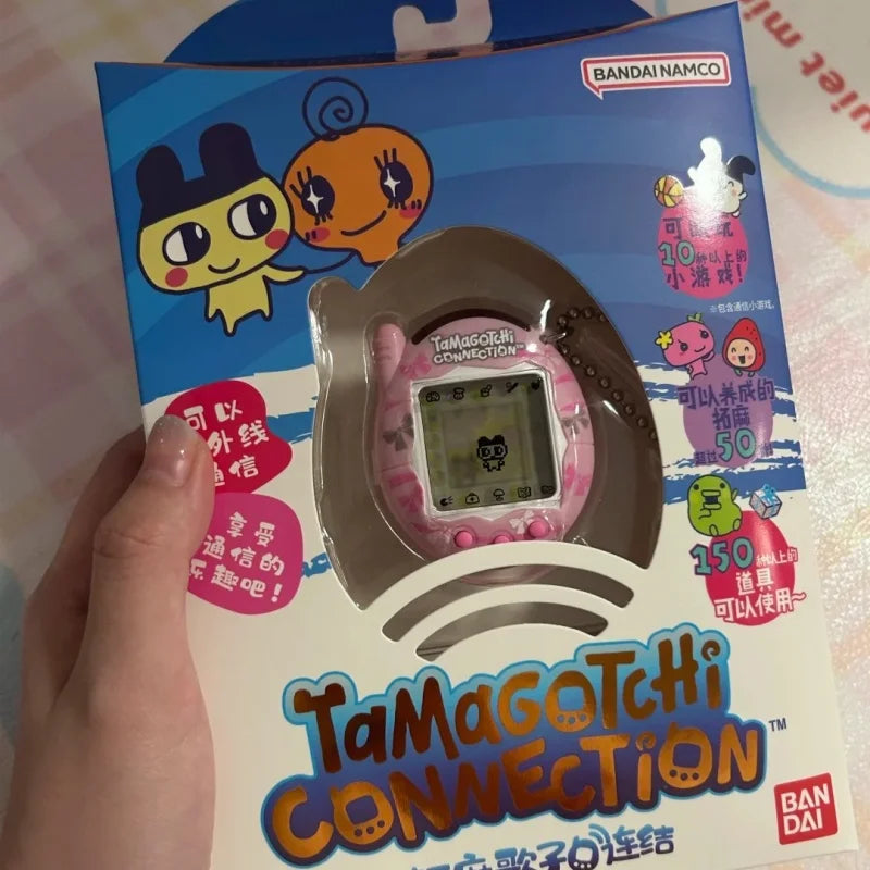Bandai Tamagotchi Connection V3 Electronic Pet (Linked Ver.) - Elegant Bow/Blue Bubble New