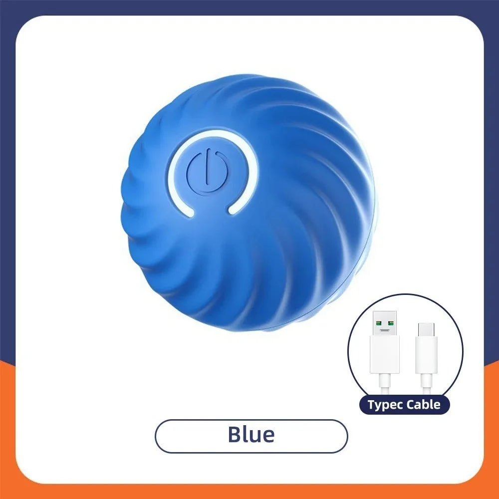 Smart Dog Toy Ball Electronic Interactive Pet Toy Ball USB Automatic Bouncing Rolling Toy Ball With RGB Lights Puppy Cat Product