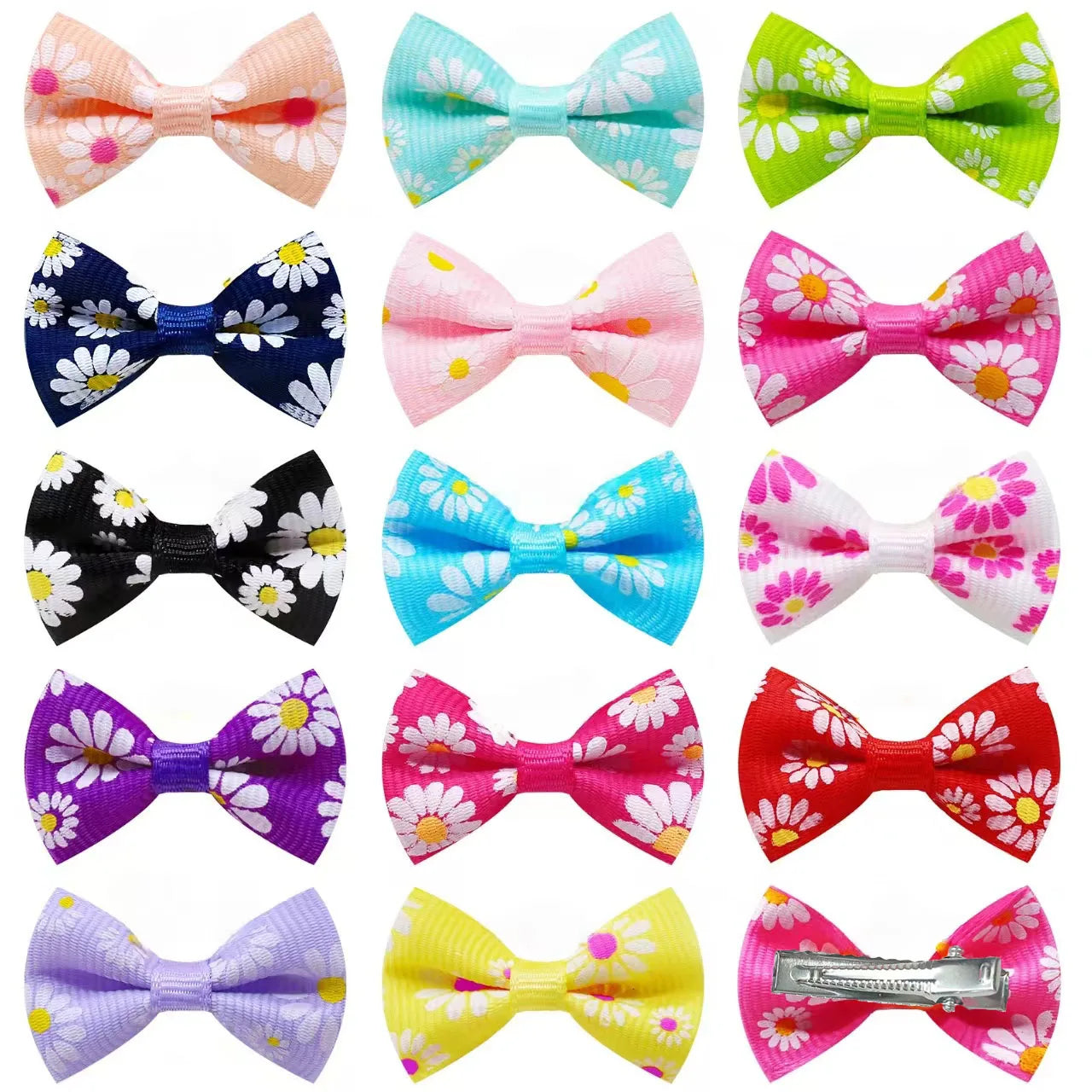 10/20Pcs Dot Pet Grooming Hair Clips Dog Cat Bows Hairpin Pet Girls Barrette for Small Dogs Supplies Pet Hair Grooming Acce