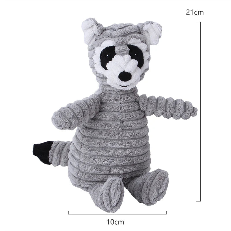 Corduroy Squeaky Dog Chew Toys for Small Medium Dogs Bite Resistant Puppy Toy Squeaker Dog Toys Pets Products Mascotas Supplies