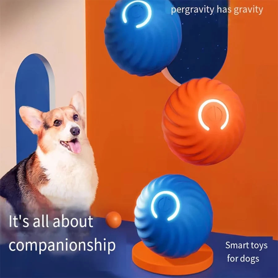 Smart Dog Toys Ball Electronic Interactive Pet Toy Moving Ball USB Automatic Moving Bouncing for Puppy Birthday Gift Cat Product