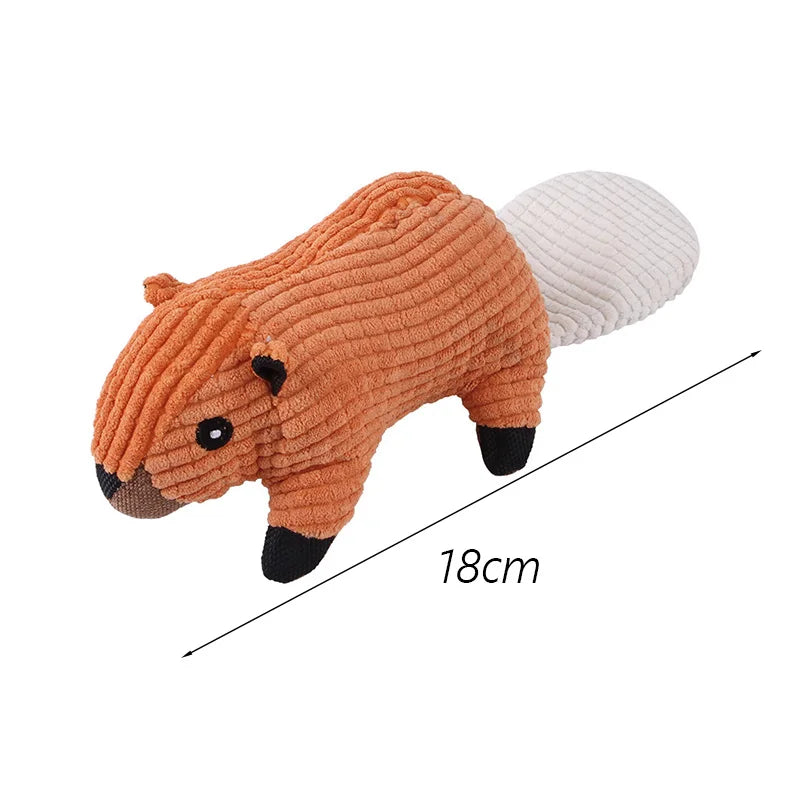 Corduroy Squeaky Dog Chew Toys for Small Medium Dogs Bite Resistant Puppy Toy Squeaker Dog Toys Pets Products Mascotas Supplies