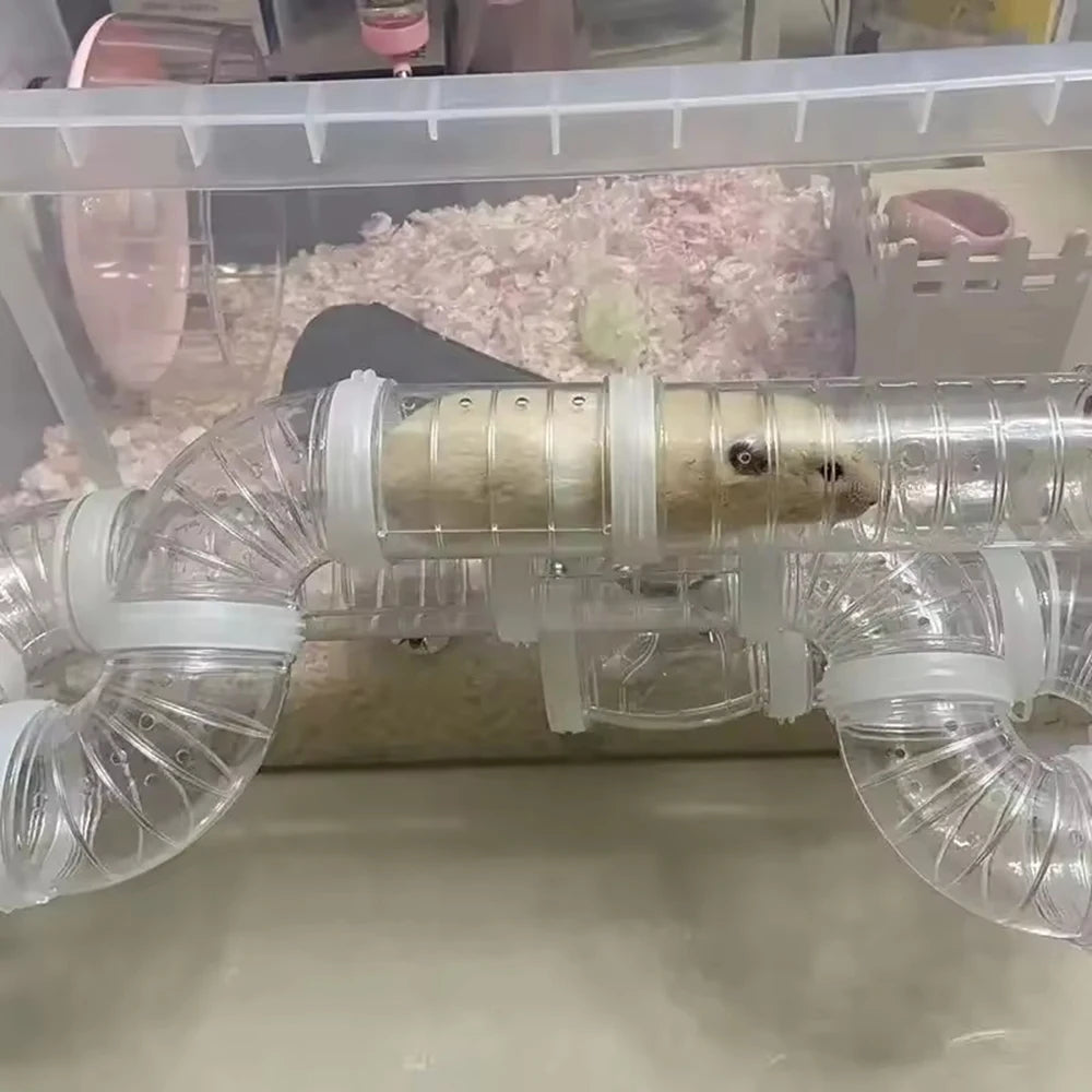 Pet Toy Pipeline Accessories DIY Set Hamster Cage Renovation External Pipeline Tunnel Small Pet Supplies Toy