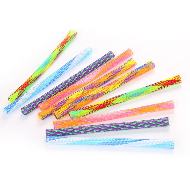 Folding Spring Shaped Toys  Colored Elastic Spring  Interactive Cat Tearing Stick  Providing Fun And Excitement For Pets