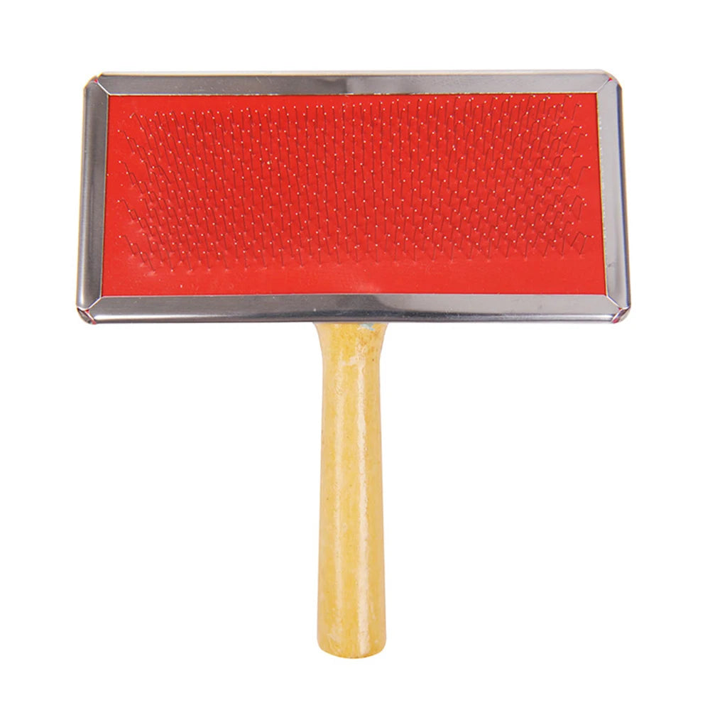 Pet wooden handle needle comb massage comb for removing floating hair products