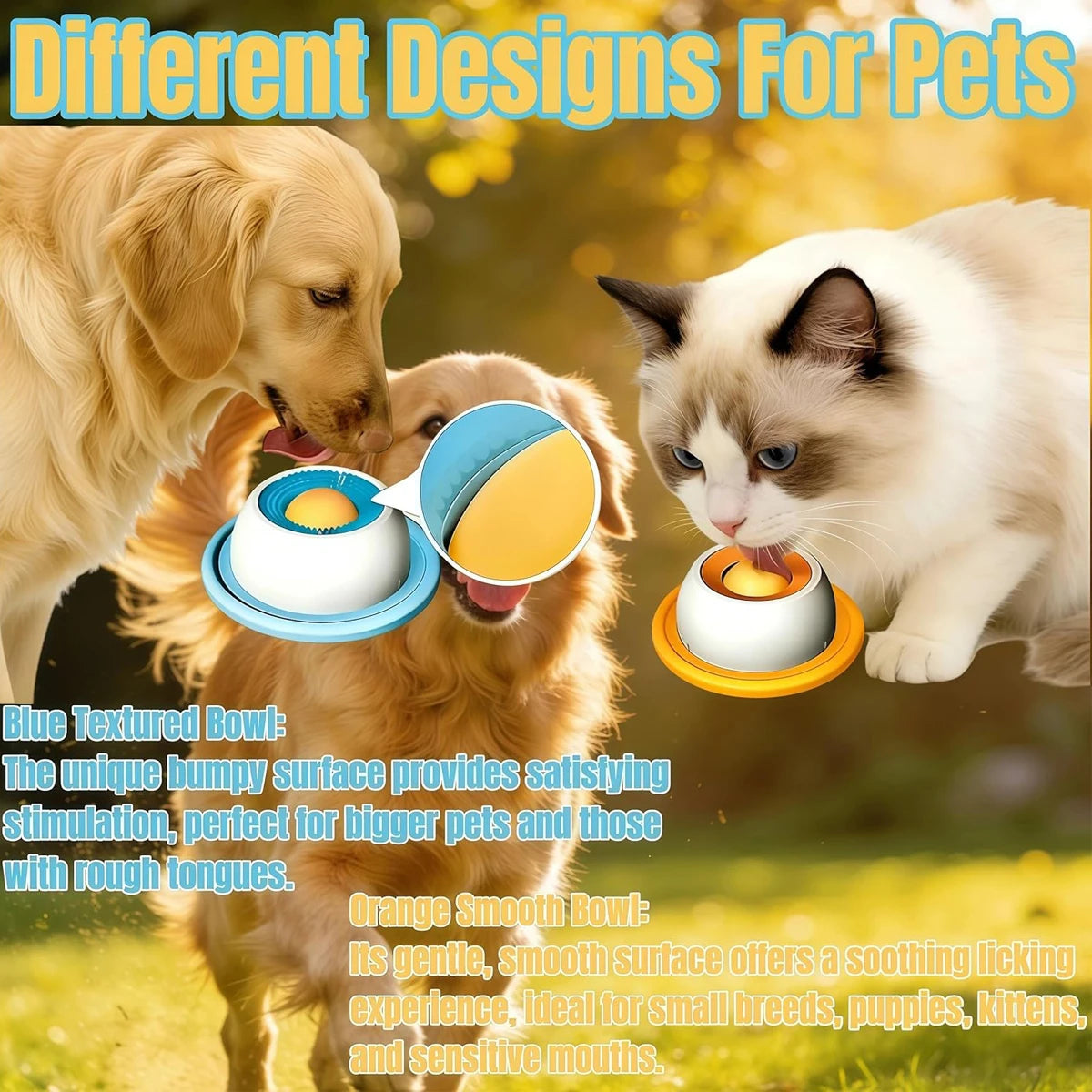 Dog Slow Food Bowl Liquid Licking Anti-anxiety Feeder Bowls for Dogs Pets Accessories Supplies Pet Dish
