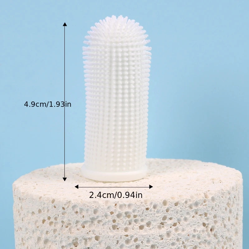 Pet Supplies, Dog & Cat Finger Toothbrush, Ultra Soft Teeth Cleaning Silicone Toothbrush Tool, Universal Cleaning Product for Do