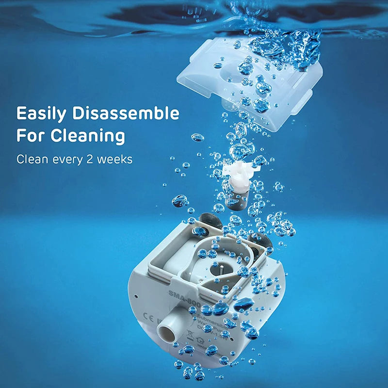 Pet Fountain Motor Submersible Pump Cat Water Drinker SMA-800 USB Water Pump Cats Fountain Accessories Mute DC ，cleaning kit