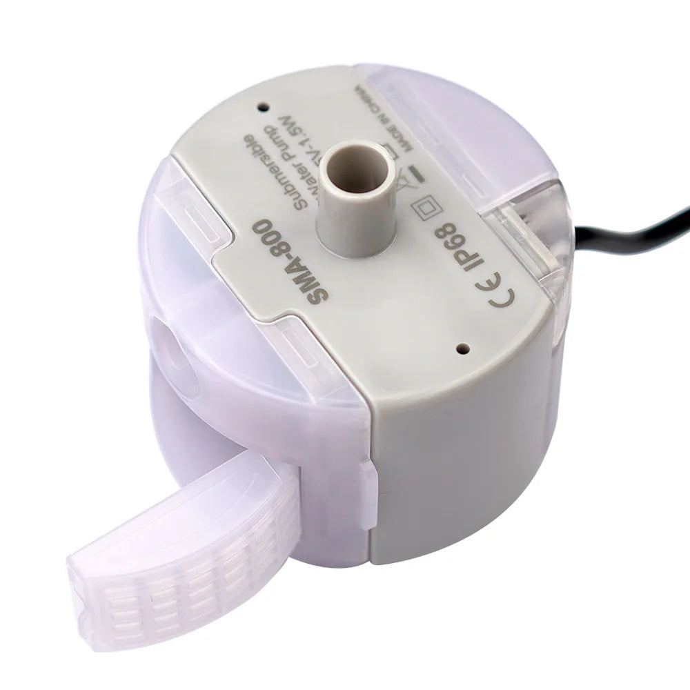 SMA-800 USB interface round water pump Stainless steel pet water dispenser pump Finished product