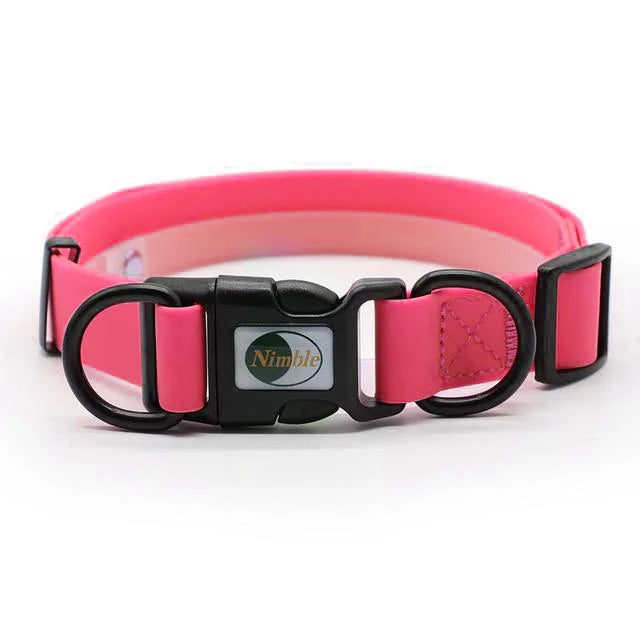 New High quality pet dog collar PVC waterproof Cat collar anti dirty easy to clean for Big small dogs puppy pet products