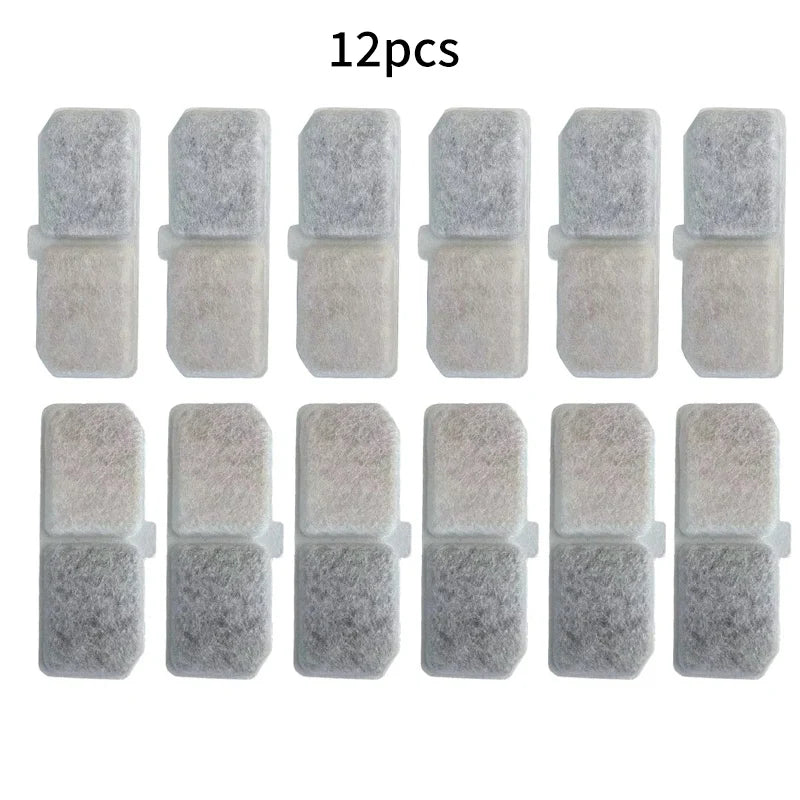 12pcs Cat Water Fountain Filter Pet Fountain Replaced Filter Accessories Pet Supplies