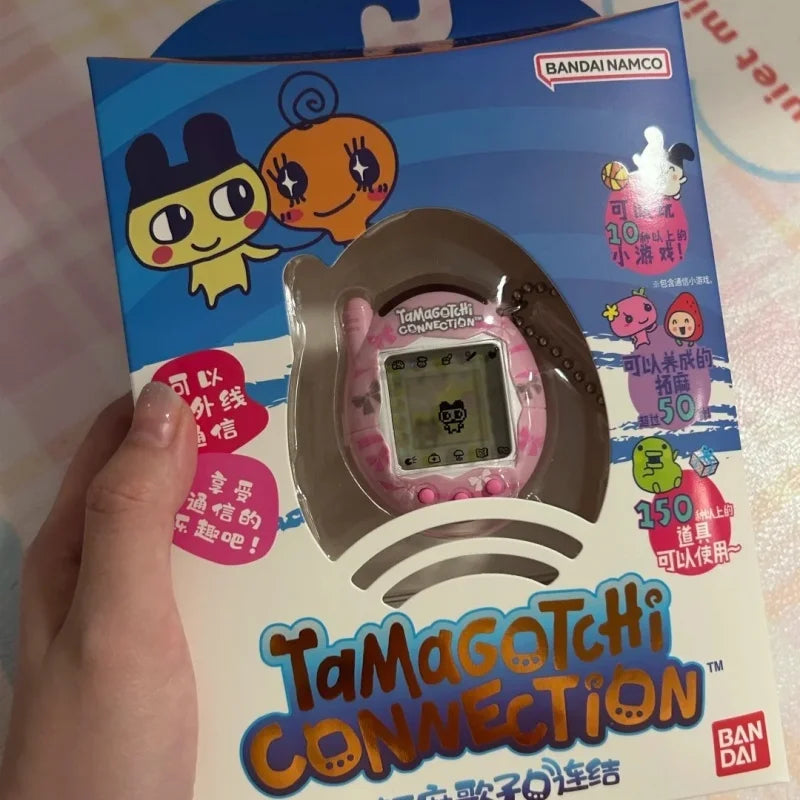 Bandai Tamagotchi Connection V3 Electronic Pet (Linked Ver.) - Elegant Bow/Blue Bubble New