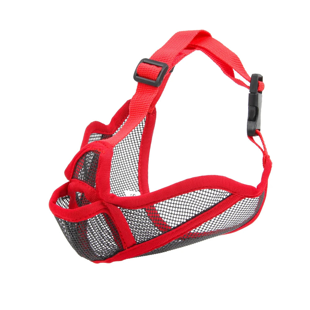 Short-Snouted Dog Muzzle Bulldogs Breathable Anti-Biting Walking Drinkable Short-Mouthed Dog Snout Cover Pet Products Shar Pei