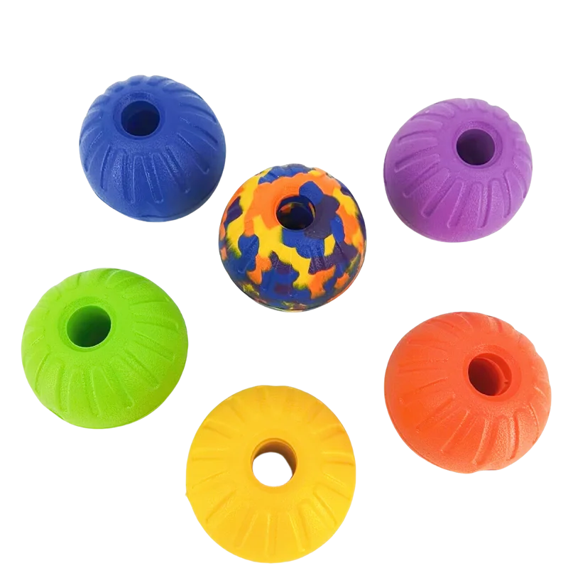 7cm/9cm Eva Hollow Ball Indestructible Rubber Ball Pet Dog Training Chew Play Fetch Bite Toy Dog Toys For Dog Interactive