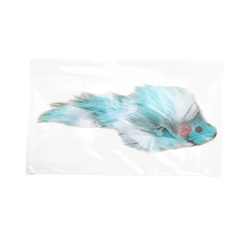1-100 Pcs Plush Colorful Mouse Cat Toys Interactive Fake Mice Suitable Cat Teasing Toys for Small Cats Pet Products