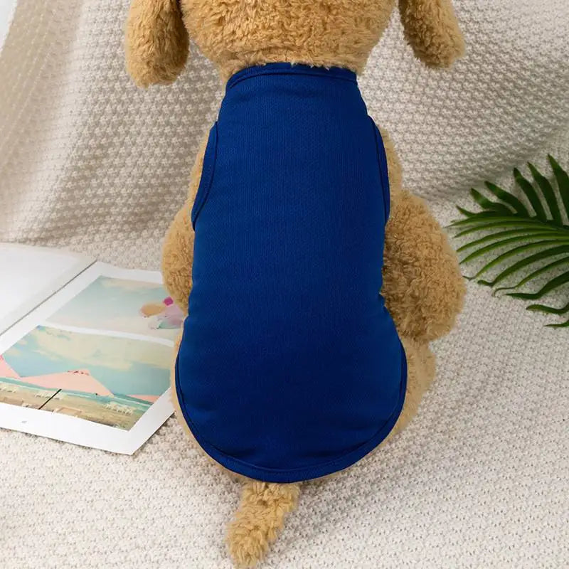 XS-XXL Summer Dog Clothes For Small Dogs Chihuahua Cute Summer Puppy T-Shirt Spring Vests For Dogs Cats Pet Products
