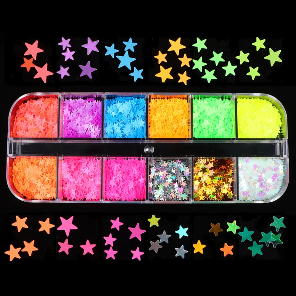 For Fun Multiple Styles Mixed Sequins Glitter Flakes for Epoxy Resin Molds Filler DIY Nail Decoration Sequins Jewelry Accessorie
