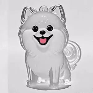 Transparent Cat/Dog Hair Collection Capsule Keychain Kawaii Memorial Pet Cat Dog Hair Capsule for Keychain DIY Pendant Accessory