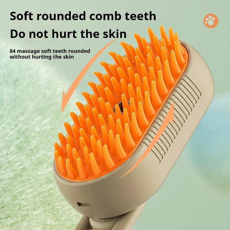 Pet Spray Massage Comb for Cat Dog One Press Spray Anti Static Flying Hair Remover Pet Bath Grooming Brush Pet Grooming Supplies