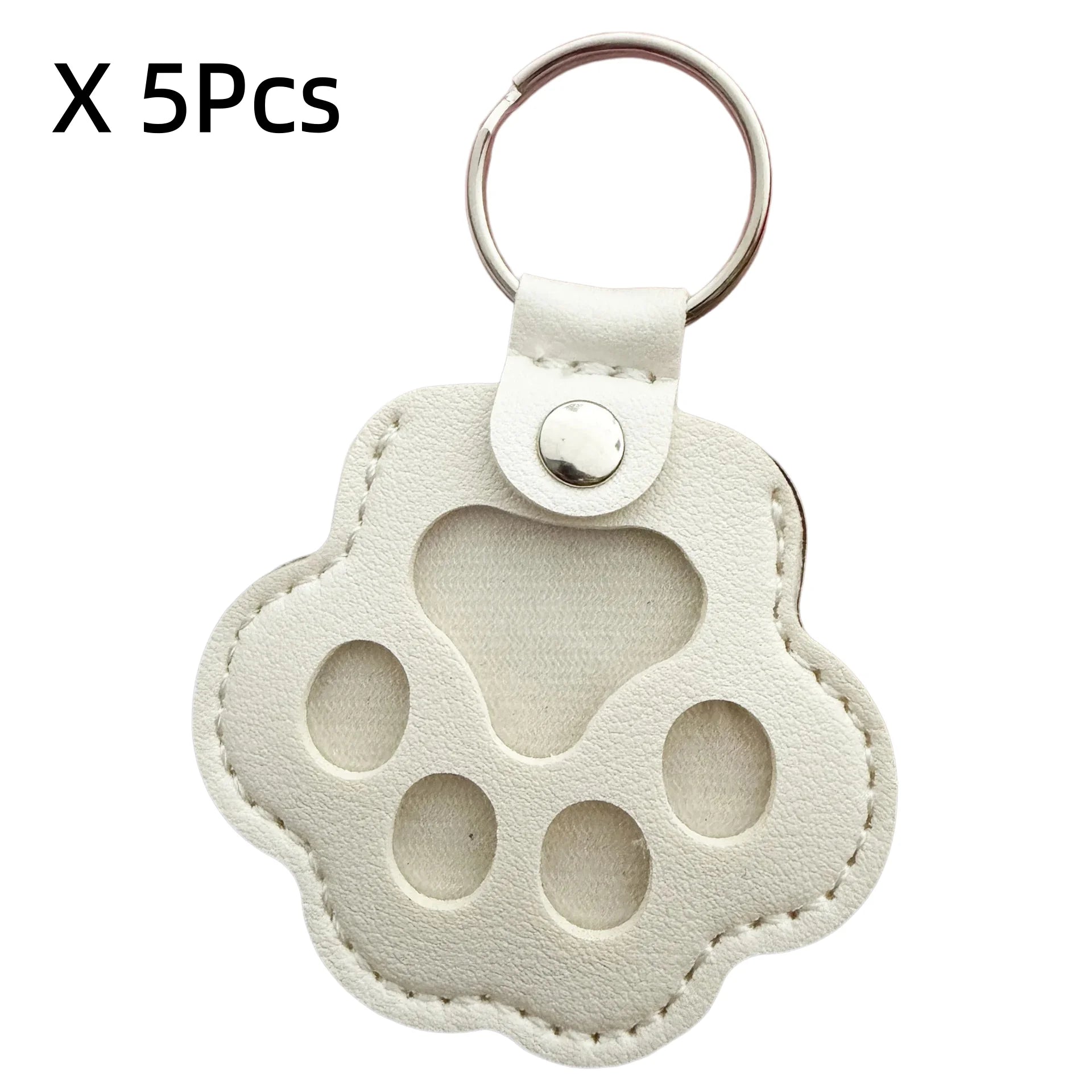 Dog Hair Collector Keychain Leather Pet Memorial Keepsake Fur Storage Pendant Charm Gift Keyring Anti Loss Pendant Accessories