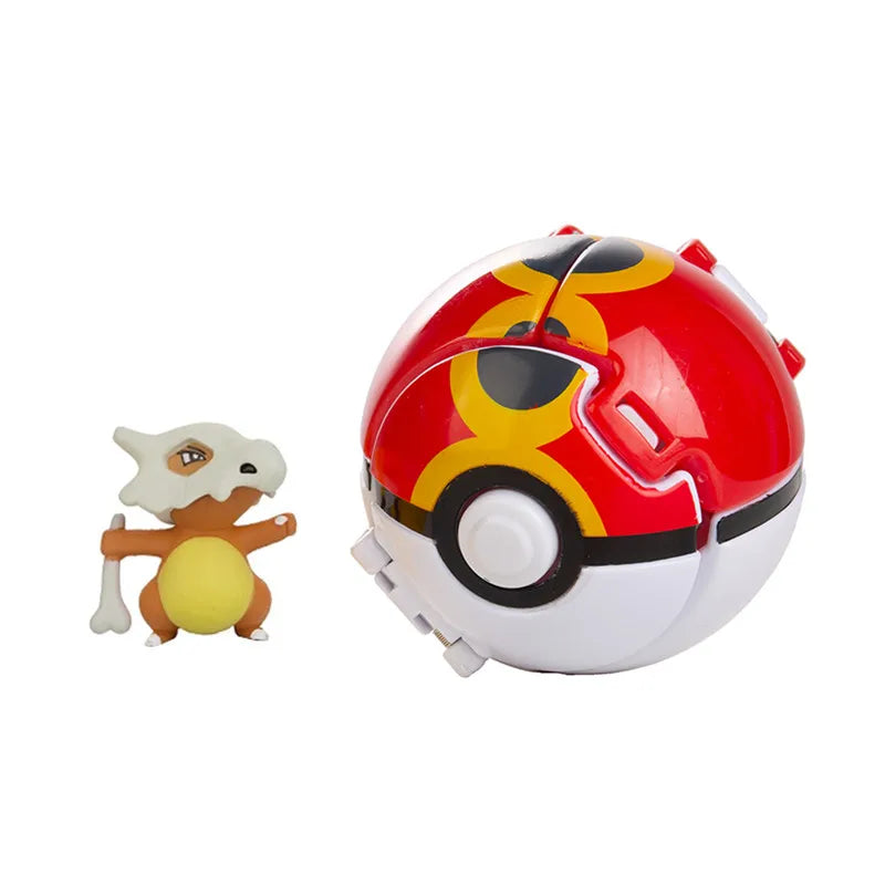 Pokemon Doll Ball Elf Pet Anime Action Doll Pikachu Charizard Mewtwo Bulbasaur Eevee Squirtle Eevee Pokeball Monster Toy Gift