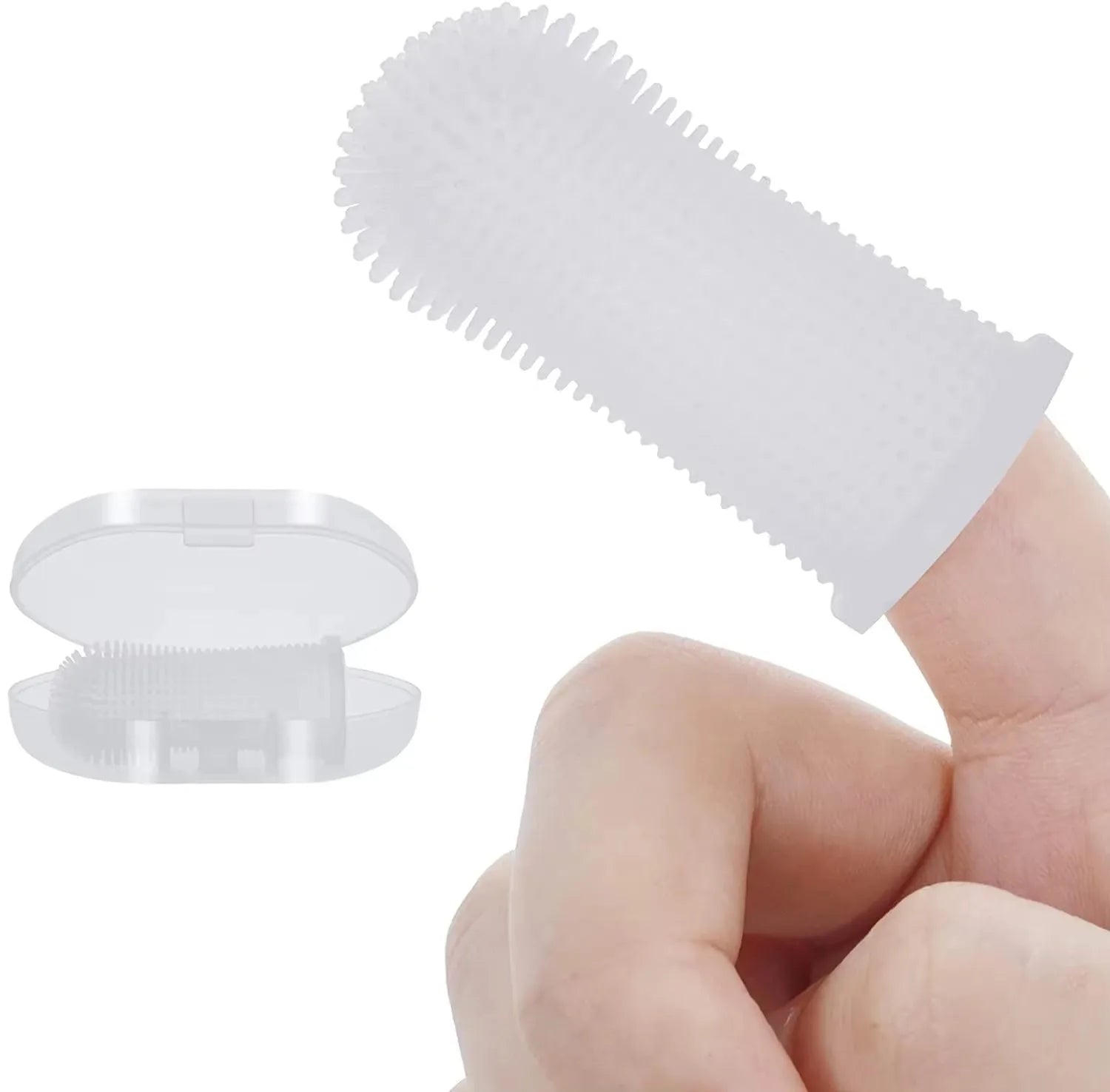 Super Soft Dog Toothbrushes Cleaning Finger Brush For Dog and Cat Grooming Nontoxic  Teethbrush  Dental Care Pet Products