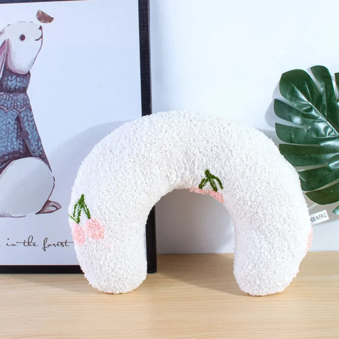 Cat Dog Sleeping Little Pillow Fashion Neck Protector  U-Shaped Pillow Kitten Headrest Cats Indoor Soft Calming Toy Pet Products
